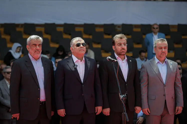 آیین آغاز دوباره عملیات حفاری اکتشافی در دریای خزر